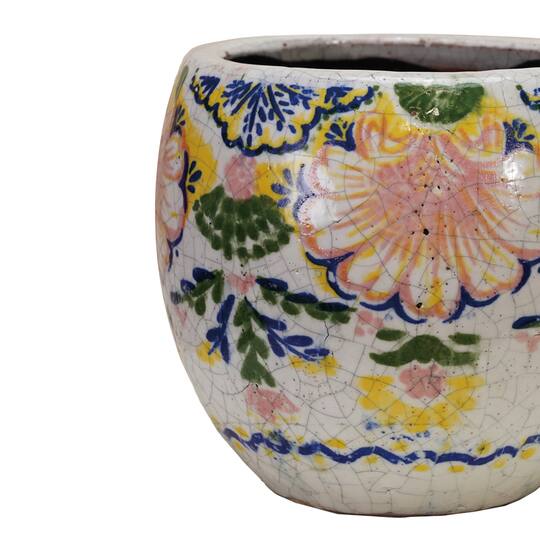 Hello Honey® Planter with Floral Pattern
